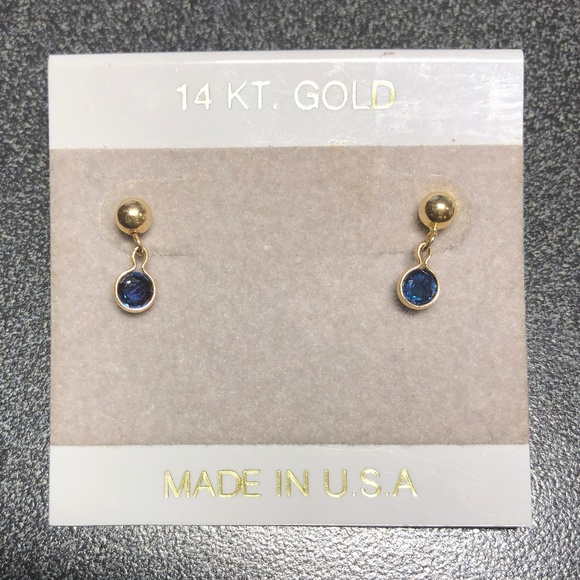 Brilliant Blue Sapphires each 4MM Faceted Drop - Picture 3 of 3